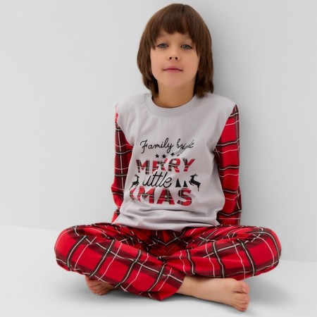 New Year. Pajama Children's KAFTAN "X-MAS" Size 28 (86-92 cm)-5