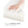 Anatomical pillow for sleeping on the side, size 60x40 cm, with memory effect