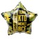Foil ball 18 "" He who can do everything ", a star, with a substrate