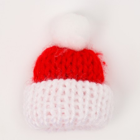 Knitted hat and scarf for toys "Winter mood"-1