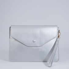Bag-clate on the magnet, strap on the wrist, silver color