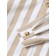 Shirt for a boy, minku: eco style, beige color/strip, height 128 cm