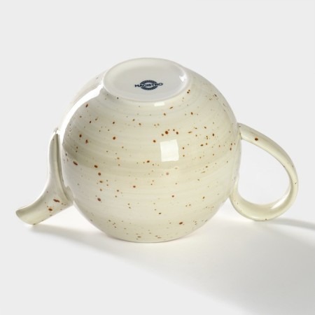 Teapot Porcelain Hot Magistro Mediterana, 900 ml, beige color-5