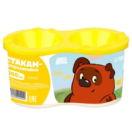 A glass - impotion, double, Winnie -Pooh-1