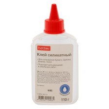 Silicate glue 110g, Hatber, with a dispenser
