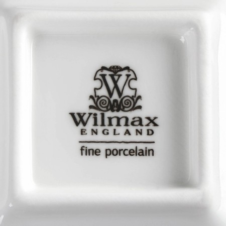 Menzhnya Porcelain 2 cells Wilmax, 60 ml, 14.5 × 7.5 cm, white color-5