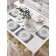 Set of napkins for setting the table "openwork circles", rectangular, size 32x46 cm, 4 pcs