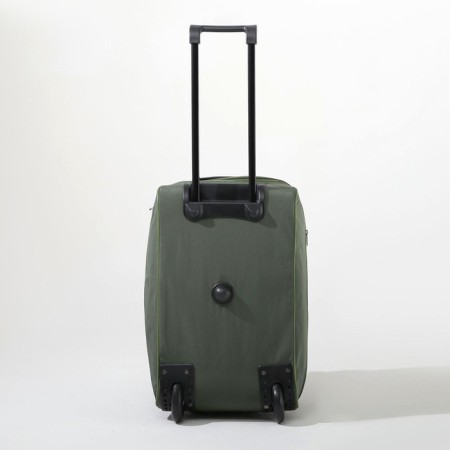 Road bag on wheels, lightning department with an increase, external pocket, khaki color-3