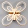 Causteen with PDU 1829/4GD LED 128W 3000-6000k Dimmer chrome gold 58x46x6.5 cm Bayerlux