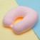 Soft antistress toy "Street", a headrest with a rivet, the color is pink