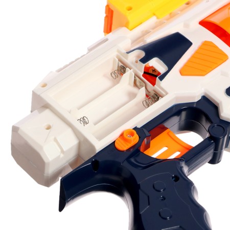 Blaster War Soul Gun, shoots soft bullets, works from batteries-4
