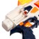 Blaster War Soul Gun, shoots soft bullets, works from batteries