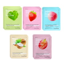 A set of moisturizing, fabric facial masks 