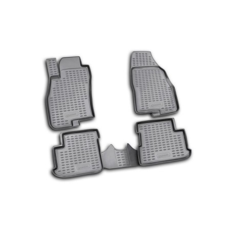Rugs in the salon Fiat Grande Punto 5D 2005-2016, 4 pcs. (polyurethane)