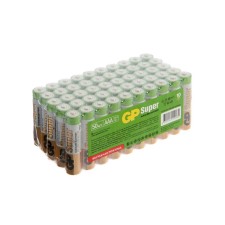 Alkalin battery GP Super, AAA, LR03-50BOX, 1.5V, set 50 pcs