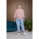 Female blouse, size 66, red color