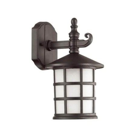 Street wall lamp House, 1x60W, E27, IP44, Black Color-1