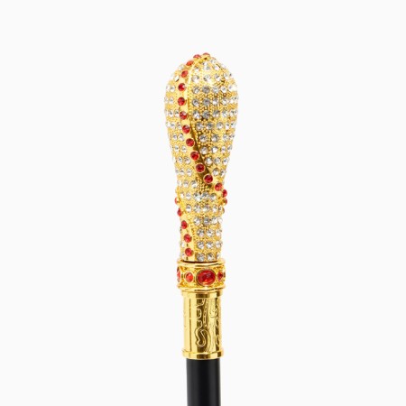 Souvenir product cane with a dagger, 36cm blade, handle crown-3