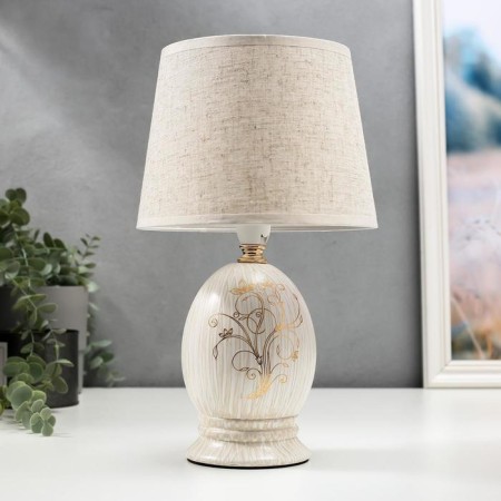 Table lamp 16403/1 E14 40W Beige 17x17x29 cm Risalux