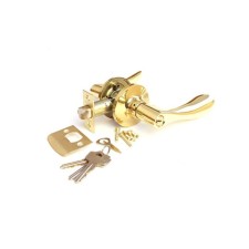 APECS 0891-01-G trash handle, with a key, with a latch, color gold