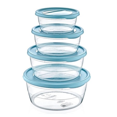 A set of food containers Hobbylife Trend, 4 pcs, color mix-1