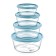 A set of food containers Hobbylife Trend, 4 pcs, color mix