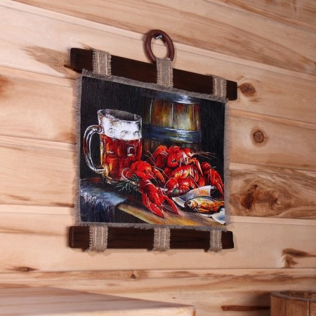 Souvenir Scroll "crayfish and beer"-1