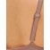Female top on thin adjustable straps with mirey top with cup cups, size 50, color chocolate