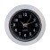 Quartz clock, D-2.5 cm, LQ377A, discrete move, black