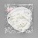 Decorative braid with pompons, 12 ± 2 mm, 9.1 ± 0.5 m, white color