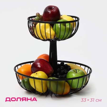 Fruitor Dolyana "Aesthetics", 33 × 33 × 31 cm, black color