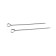 Portnovskiy pins, 30 mm, 500 pcs, silver color