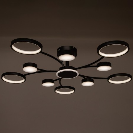 Causteen with PDD 2299/11BK LED 216W 3000-6000K Black 97x97x18 cm Bayerlux-2