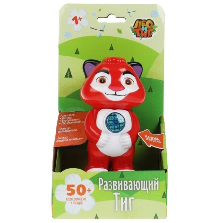 Musical toy "Figure Tig", 50 songs, riddles, stories, sounds, light effects