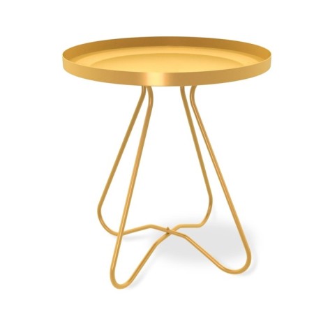 Journal table, 400x400x450, gold
