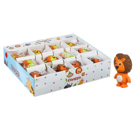 Figure eraser "lion", mix (barcode on a thing)-1