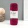 Knitting cord 100% polyester, width 3 mm 100m (plum)
