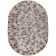 Oval carpet Avon 36853A, size 150x230 cm