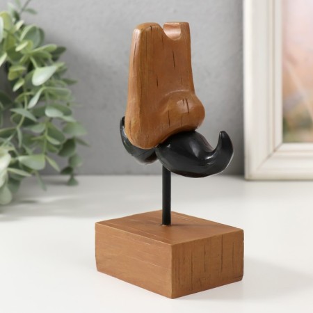 Souvenir Polystone stand for the glasses "mustache and nose" 10.5x5.3x14 cm-4