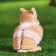 Garden figure "Small owl" 10x10x15cm