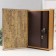 Safe Brush Tree leatherette "Buddha's head" embossing, under metal 30x20x6.8 cm