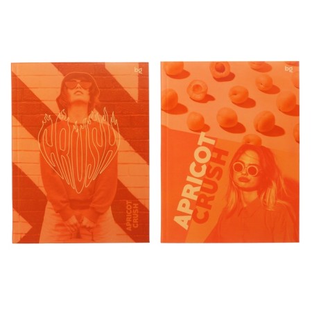 BUST BCT BG A5 64 l orange set, map of cards, lacs Soft-Touch, Eat Lak, BL 60g/m2, 1041753