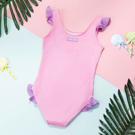 Children's swimsuit KAFTAN "Unicorn", height 122-128 (34), pink-9