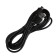 EXPLOYD EX-K-1389, microUSB-USB, 2.4 A, 2 m, silicone braid, black