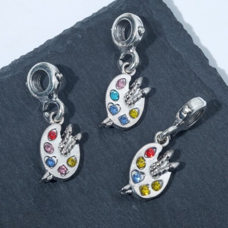 Suspension "Palette of the artist", color in silver-1