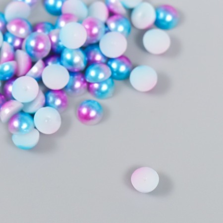 Decor "Purple-blue-blue" d = 6 mm 10 g 200 pcs 5x2.5 cm-3