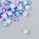 Decor "Purple-blue-blue" d = 6 mm 10 g 200 pcs 5x2.5 cm