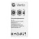 Exhaust Vento fan 100st, D = 100 mm, 13 W, 130 m³/h, 26 dB, with a timer, white