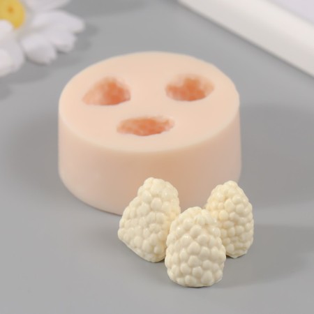 Silicone Mold "Raspberry" 3 pcs D-1,8 cm