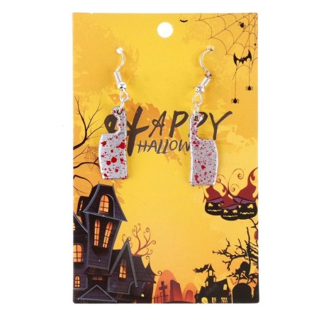 Carnival earrings "knives", color mix-2